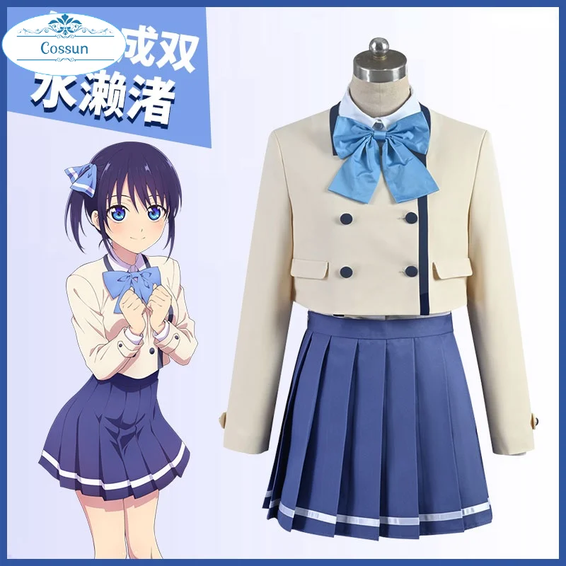 

Аниме! Kanojo Mo Kanojo Minase Nagisa Школьная форма Косплей Костюм Хэллоуин вечевечерние НКА ролевая игра наряд ежедневное платье для женщин 2021 Новинка
