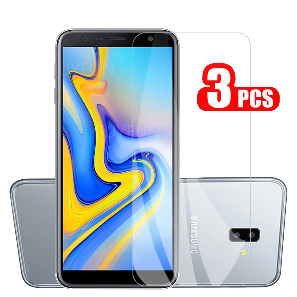 3 шт. Защитное стекло для Samsung Galaxy J8 J6 J4 2018 закаленное j6 plus j4 J2 Prime 6 защита