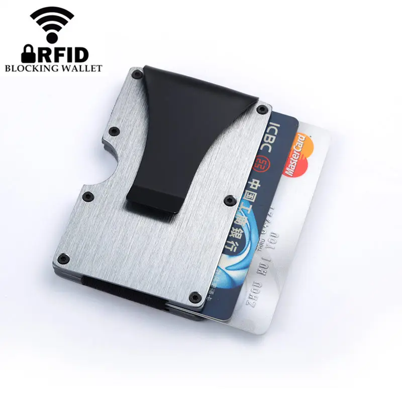 ZOVYVOL 2019 унисекс металлическая карточка ID держатель RFID Тонкий Бизнес для карт s