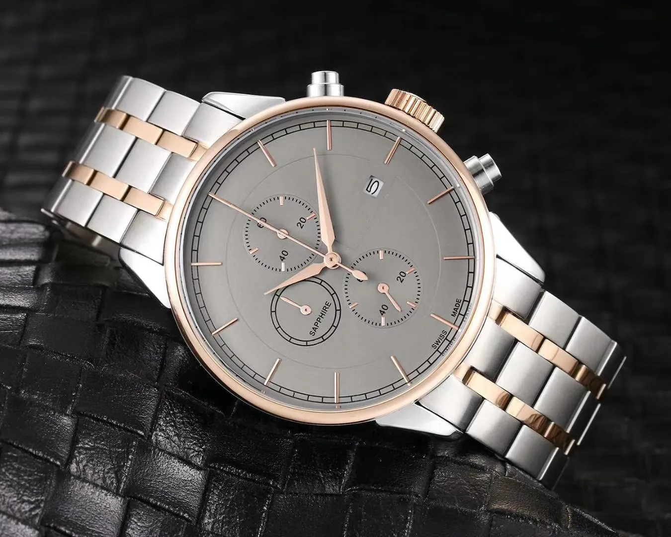 

Men's Watch Brand Watch Quartz Watch Men's Watch Fashion Men's Watch Steel Band Watch Casual Watch Calendar Watch Belt Watch
