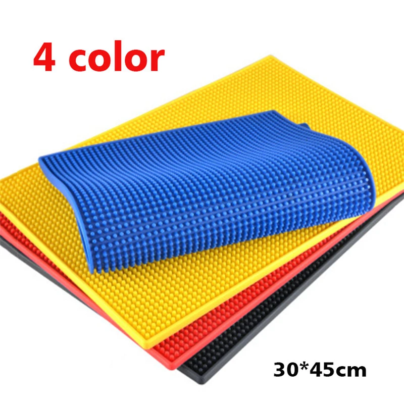 Резиновый сервисный коврик для бара сверхпрочный домашний и кружки набор