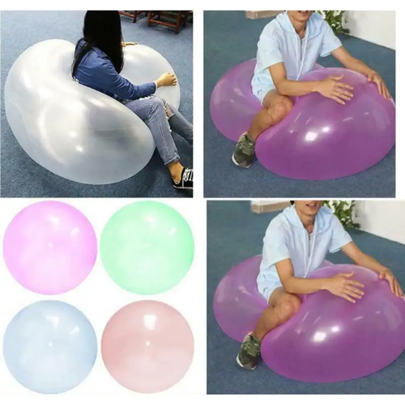 

1 шт 5 Цвета детские мягкие удар мяч на открытом воздухе мыльные пузыри надувной шар для забавные креативные фотосферы для детей подарок