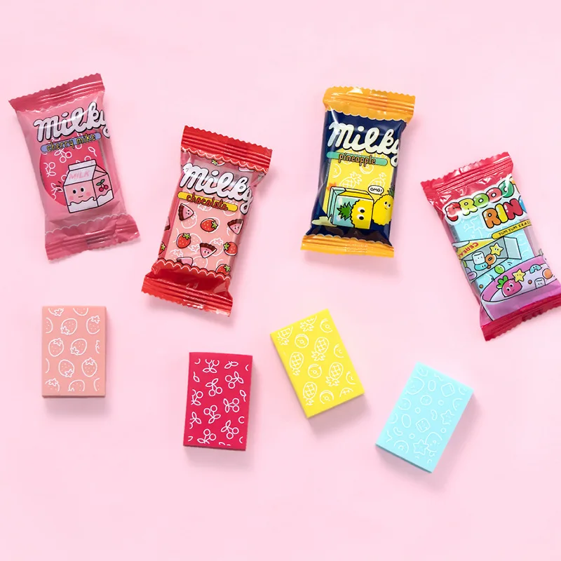 Ластик Toffee креативный милый ластик Конфета для студентов без следов кожи