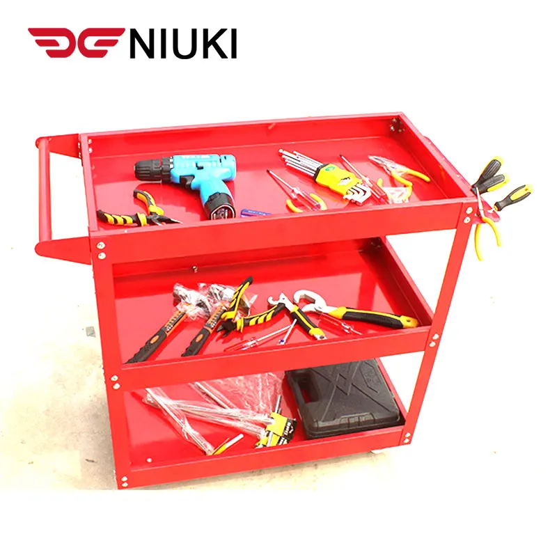 Тележка для инструментов трёхуровневая тележка запчасти тележки 4S автомобиля