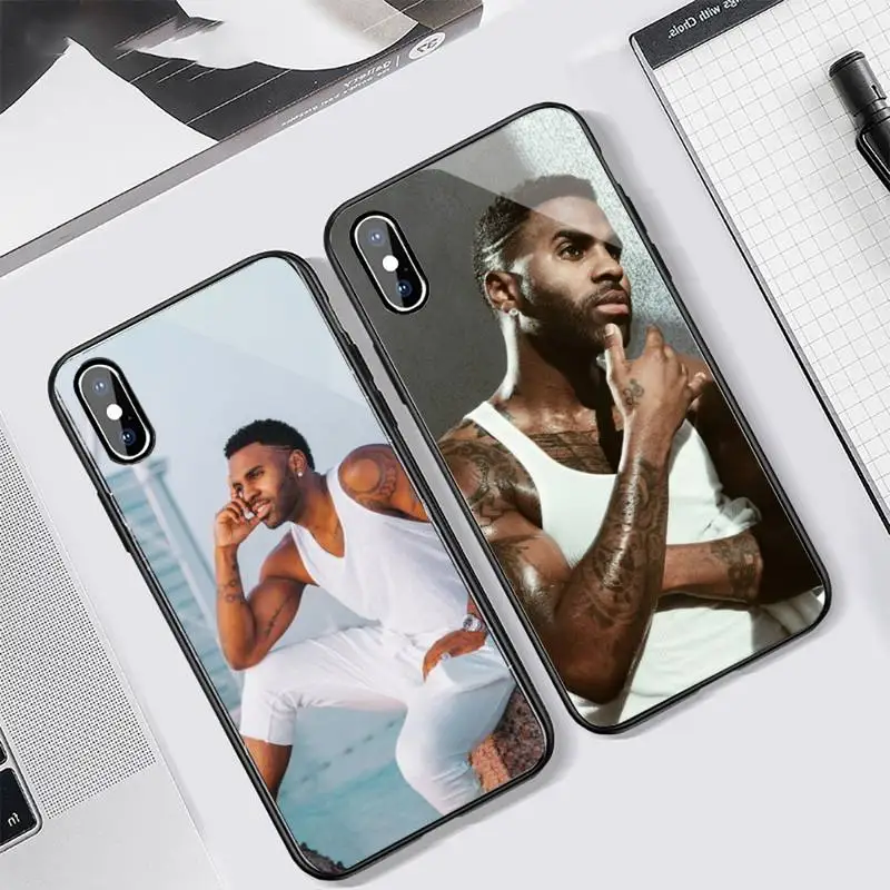 

Jason Derulo American singer Phone Case Tempered glass For iphone 6 7 8 plus X XS XR 11 12 13 PRO MAX mini