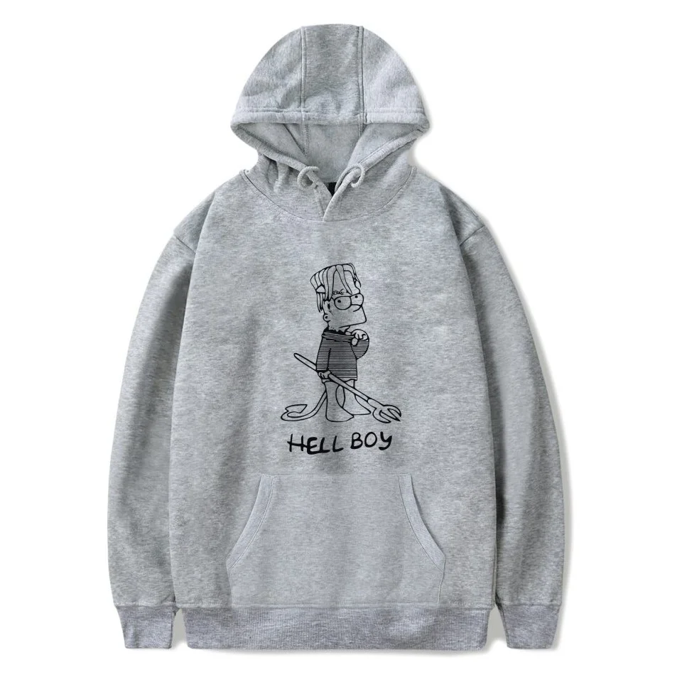 Толстовка Lil Peep Hell Boy модное худи в стиле хип-хоп уличная одежда Харадзюку