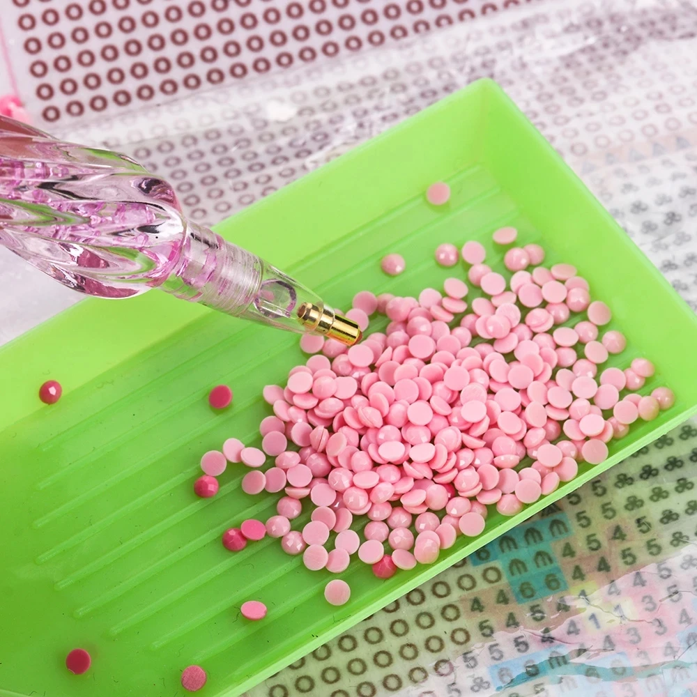 1 шт. точечной фиксацией ручки с кристаллами алмазов картина ручка сделай сам