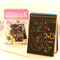 painting note black amused cardboard creative diy draw sketch notes students notebook zakka material school art supplies h6626