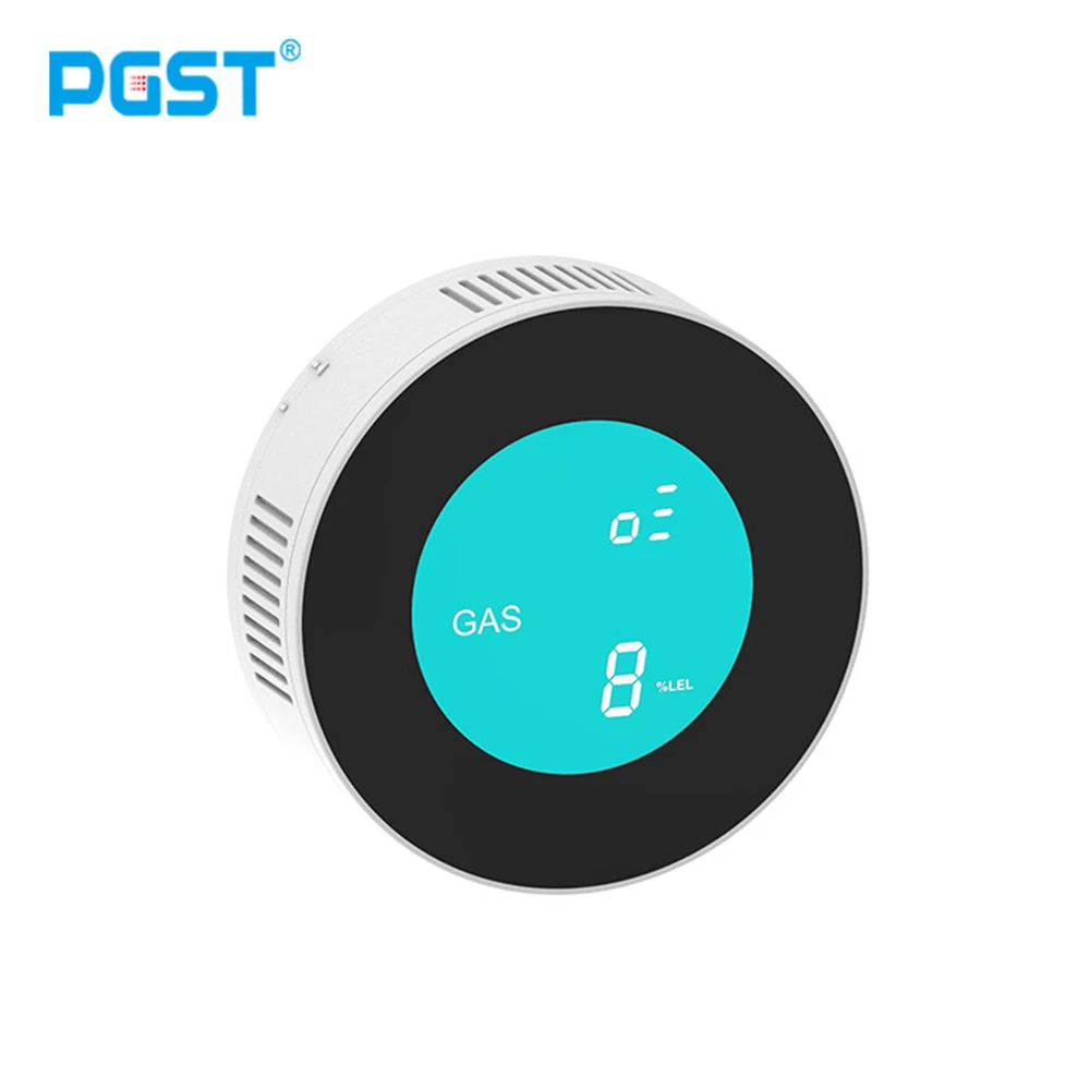 Смарт датчик утечки горючего газа PGST с Wi Fi управлением через приложение|Сенсор и