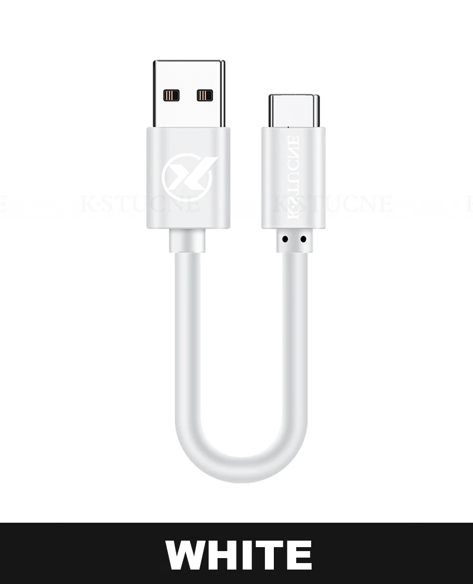 Usb type-C кабель 20 см короткий кабель передачи данных для быстрой зарядки для samsung S9 S8 Plus USB-C провод для huawei Xiao mi 8 mi 9 зарядный кабель