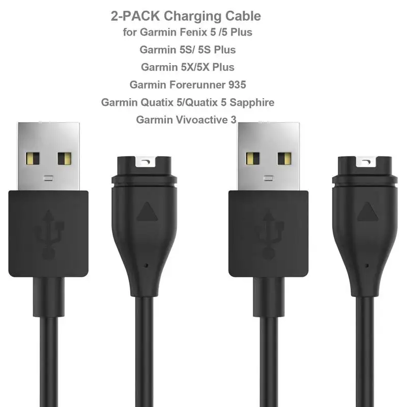 10 упаковок силиконовая Пылезащитная Заглушка с usb-кабелем для зарядки сменный металлический ремешок для часов Garmin Fenix 6/Fenix 5 Plus/Forerunner 935 - Цвет: 2 Charging Cable