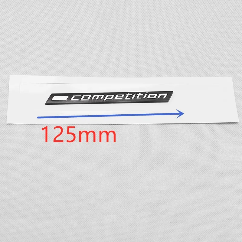 3D ABS Эмблема соревнований для BMW Thunder Edition M1 M2 M3 M4 M5 M6 M7 M8 X3M X4M X5M X6M стикер багажника