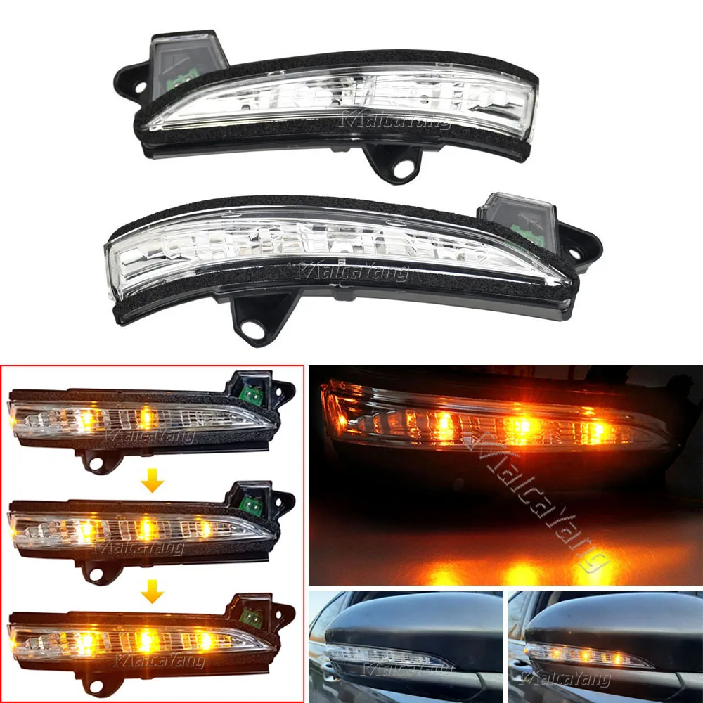 

For Ford Mondeo Fusion 2013 2014 2015 2016 2017-2020 Turn Side Rearview Mirror Signal Blinker Flasher Light Lamp