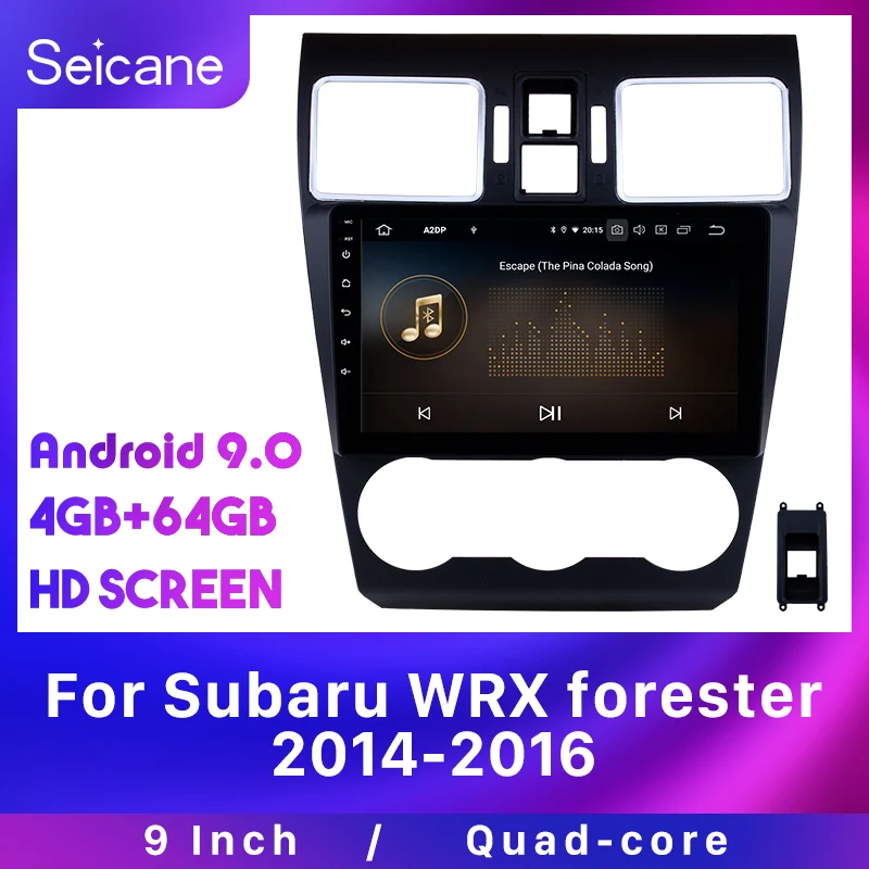 Seicane 2Din Авто Радио Android 9,0 HD " gps Navi аудио Радио стерео для Subaru WRX forester мультимедийный плеер