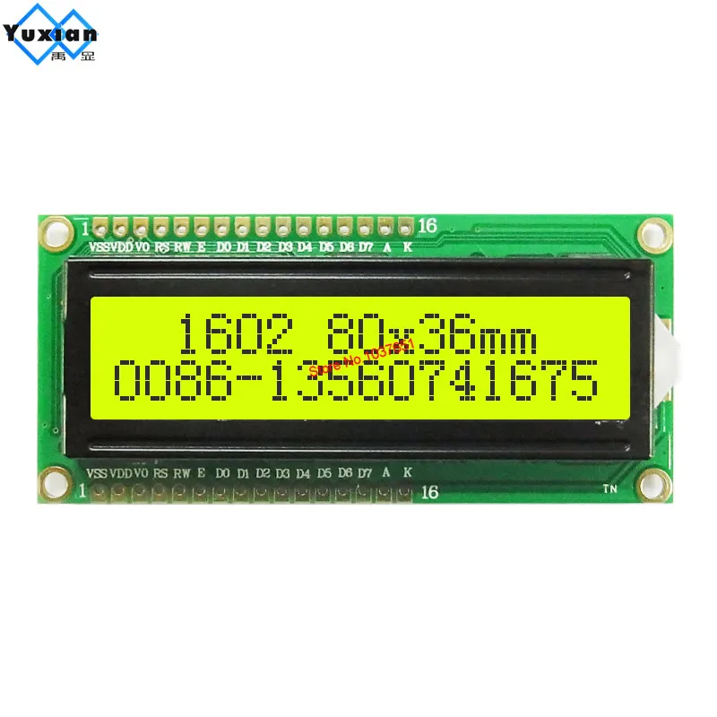 Модуль ЖК дисплея 2. 0 16x2 1602a двойной pin up dowm 16pin|module|module displaymodule lcd |