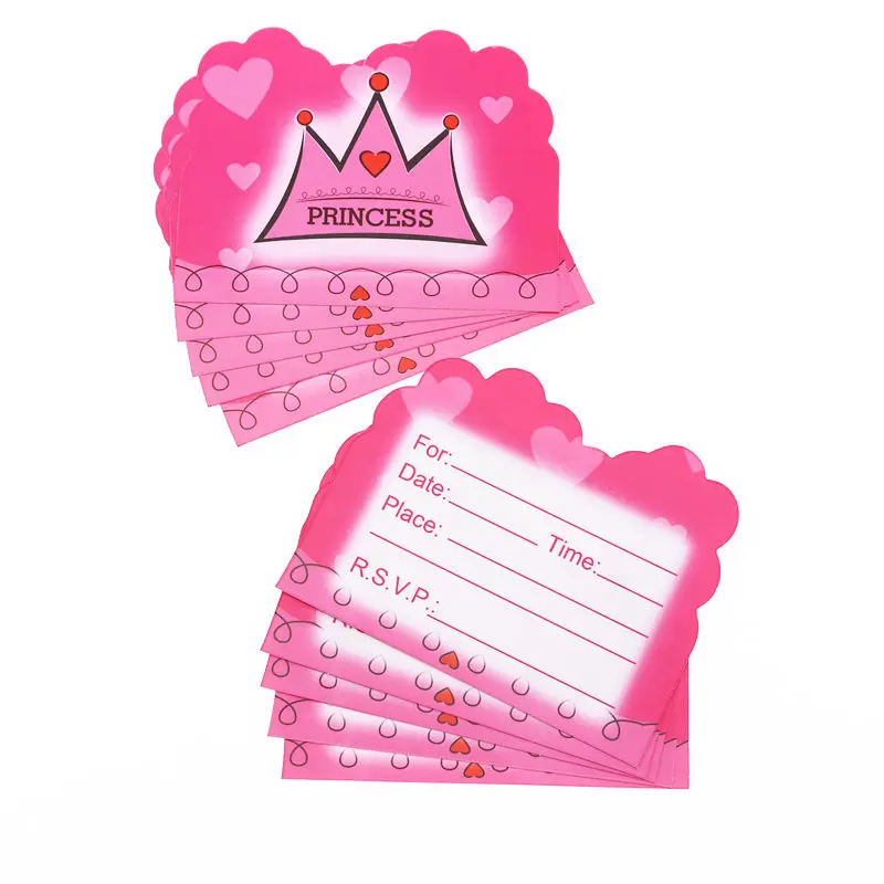 

Princess Crown Disposable Paper Straws Napkins Plates Cups Tablecloth Baby Shower Kids Birthday Party Decorations Supplies