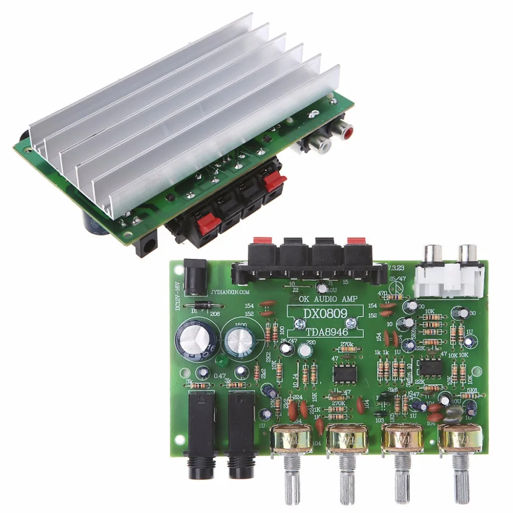 1 шт. цифровой стерео усилитель мощности 12 В 60 Вт|Усилители мощности| |