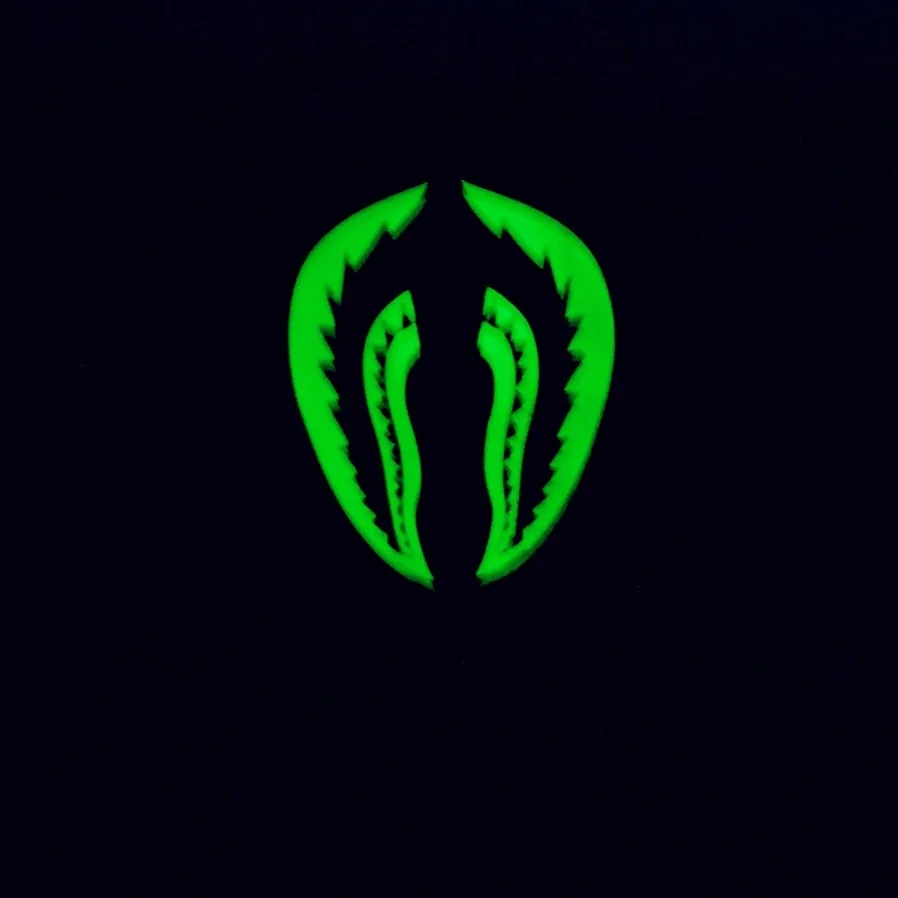 Светящаяся Серебристая камуфляжная маска акулы тренировочная ветрозащитная