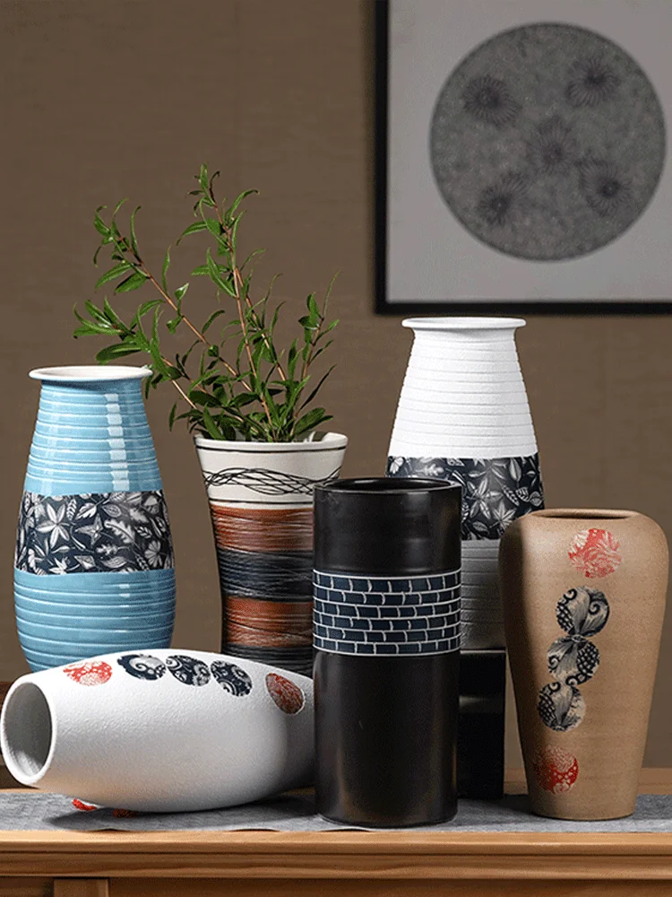 Креативная ваза фарфоровая современный дизайн Настольная Ваза для улицы