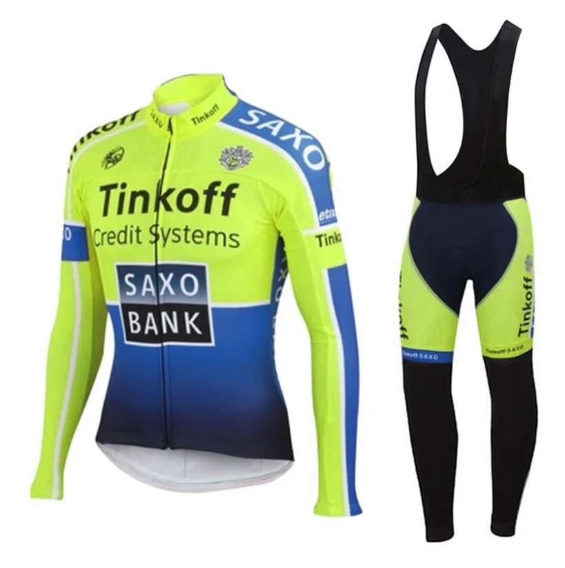 

2020 Tinkoff Pro Team Long Sleeve Cycling Jerseys Ropa Ciclismo Maillot Bicycle Clothing Breathable Mtb Bike Cycling Clothes