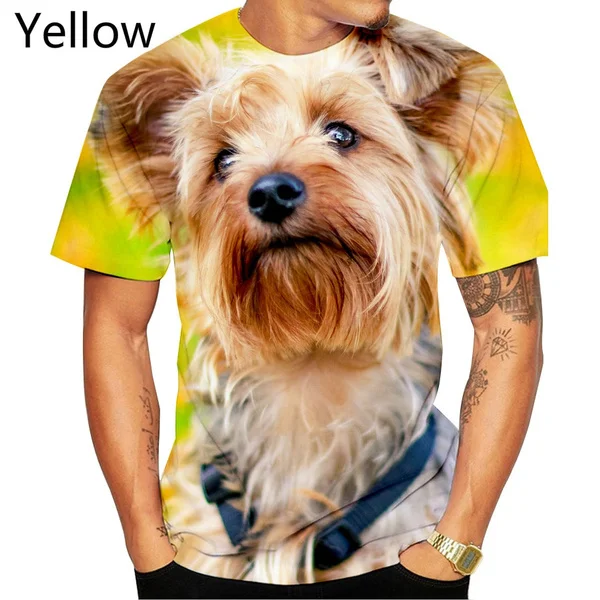 

2021 New Cute Animal 3D Printing Street Anime Funny Dog PatternSweatshirt Nature Forest Animal Puppy T-shirt