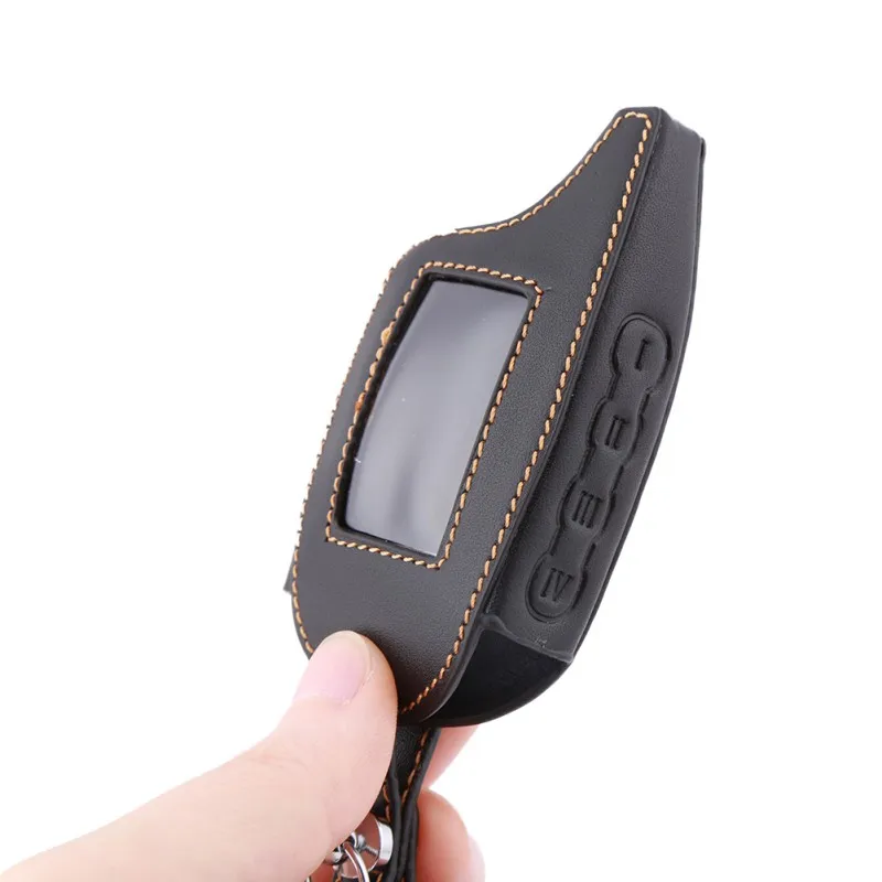 Шер хан кожаный чехол для Magicar 6/7/8/9 ЖК дисплей Двухстороннее автосигнализации