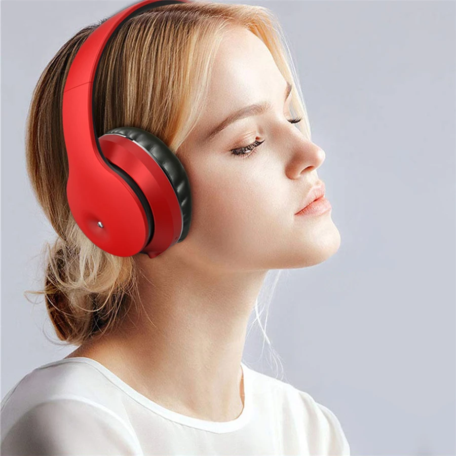 

ANC Wireless Bluetooth Headphones Active Noise Cancelling Headset Foldable Hifi Deep Bass Gaming Earphones with Mic For Music