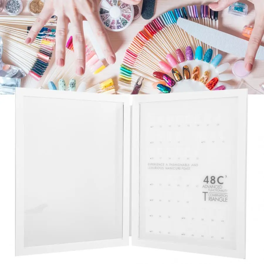 Портативный складной Гель лак для ногтей 48 ячеек| |