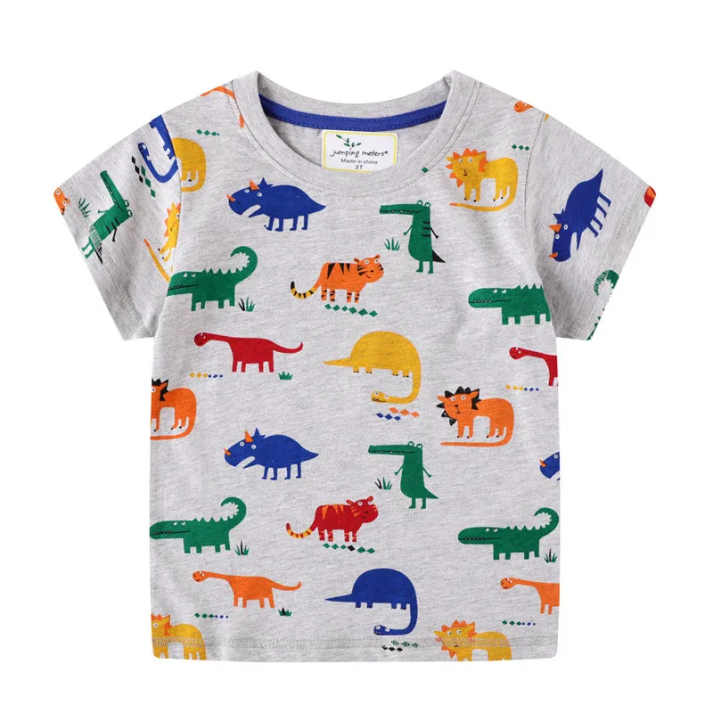 

New Arrival Summer Animals Print Baby T shirts Fashion Cotton Boys Girls Tops