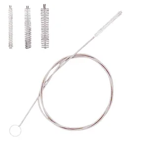 Спиральная Чистящая Щетка 1,5 м, 3 разных размера, силиконовый очиститель пивного шланга, воздушный насос, шланг, трубка, фильтрующие трубки, силиконовая трубка