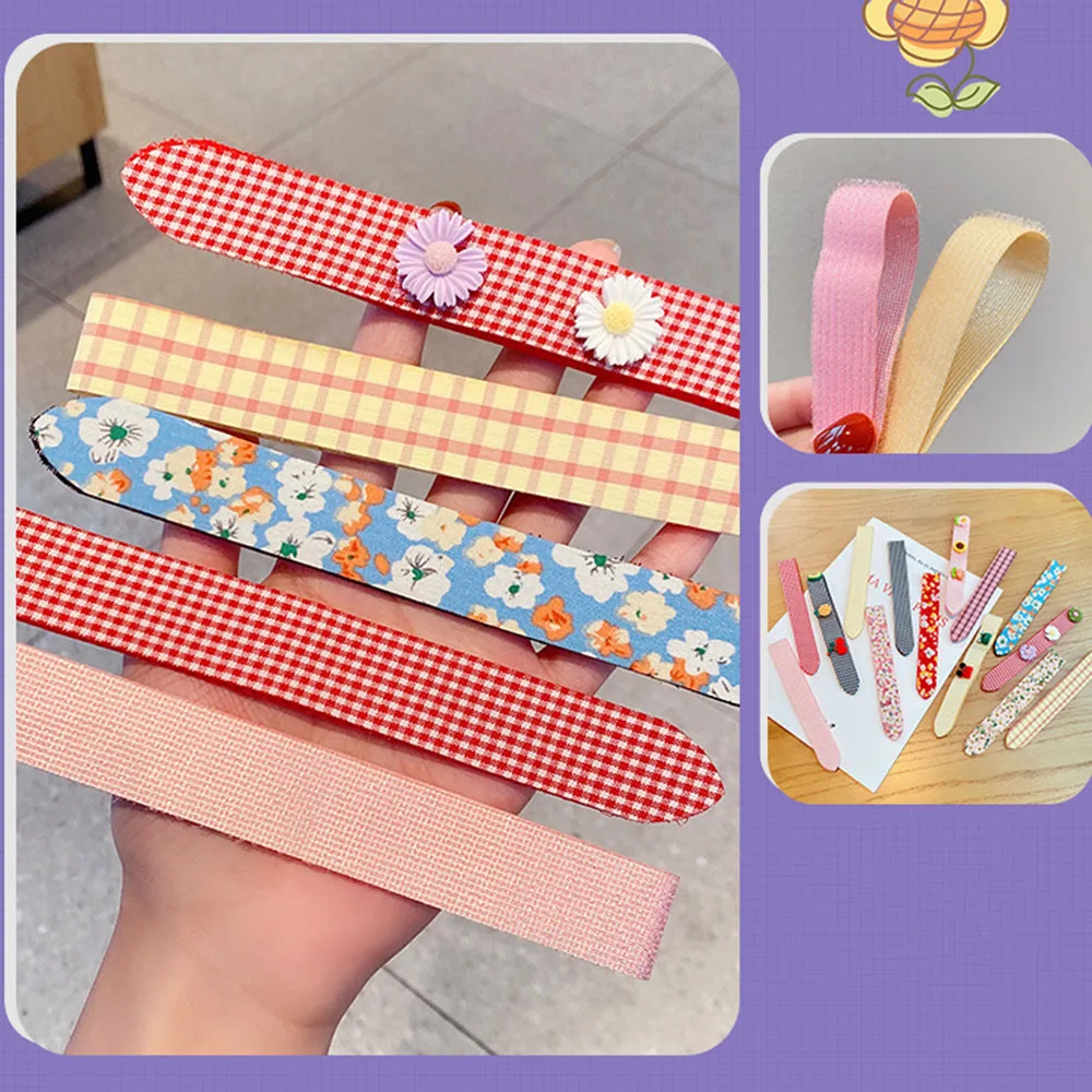 

Children Cute Cartoon Flower Bangs Stick Hairbands Baby Girls Lovely Broken Hair Artifact Headbands Kids Hair Accessories