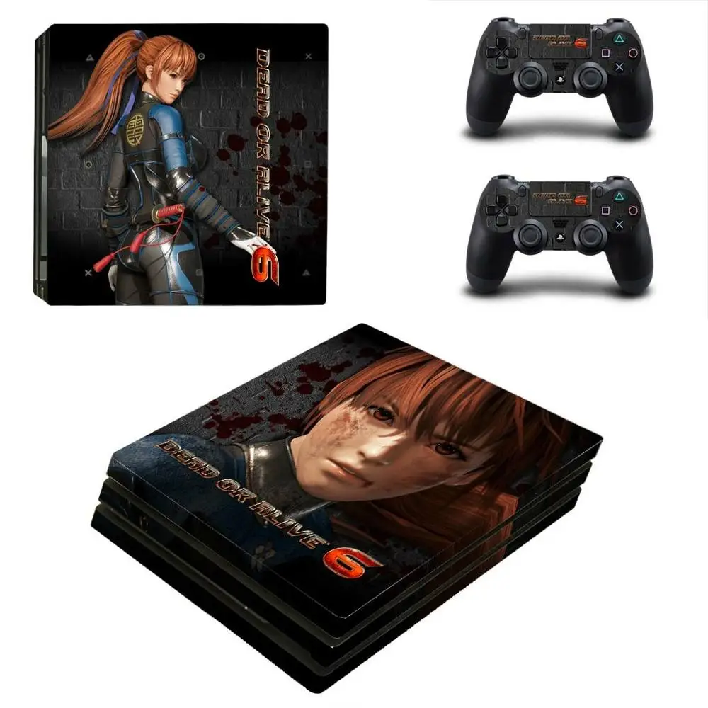 Наклейки Dead or Alive 6 PS4 Pro s Play station 4 наклейки для PlayStation скины консоли и контроллера