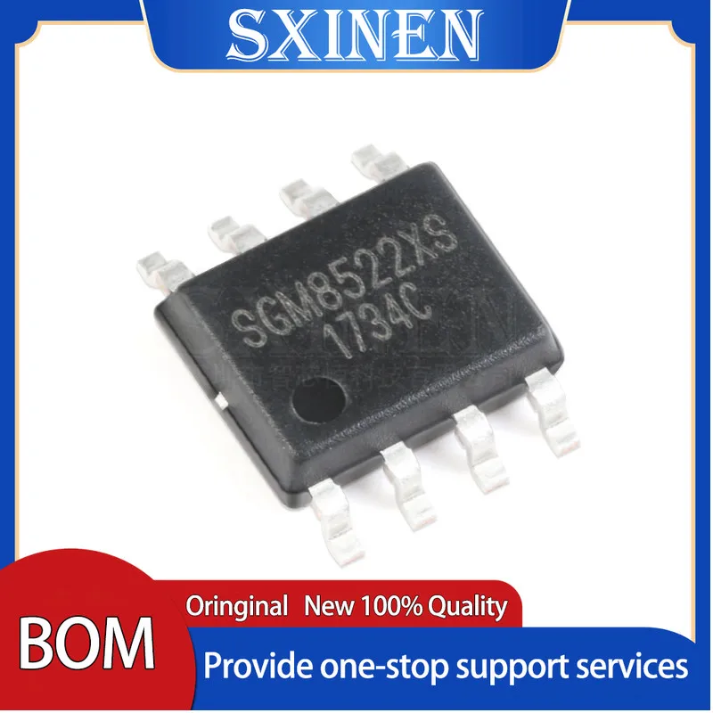 

10PCS Original Product SGM8522XS/TR SOIC-8 Rail-to-Rail Dual Channel CMOS Operational Amplifier