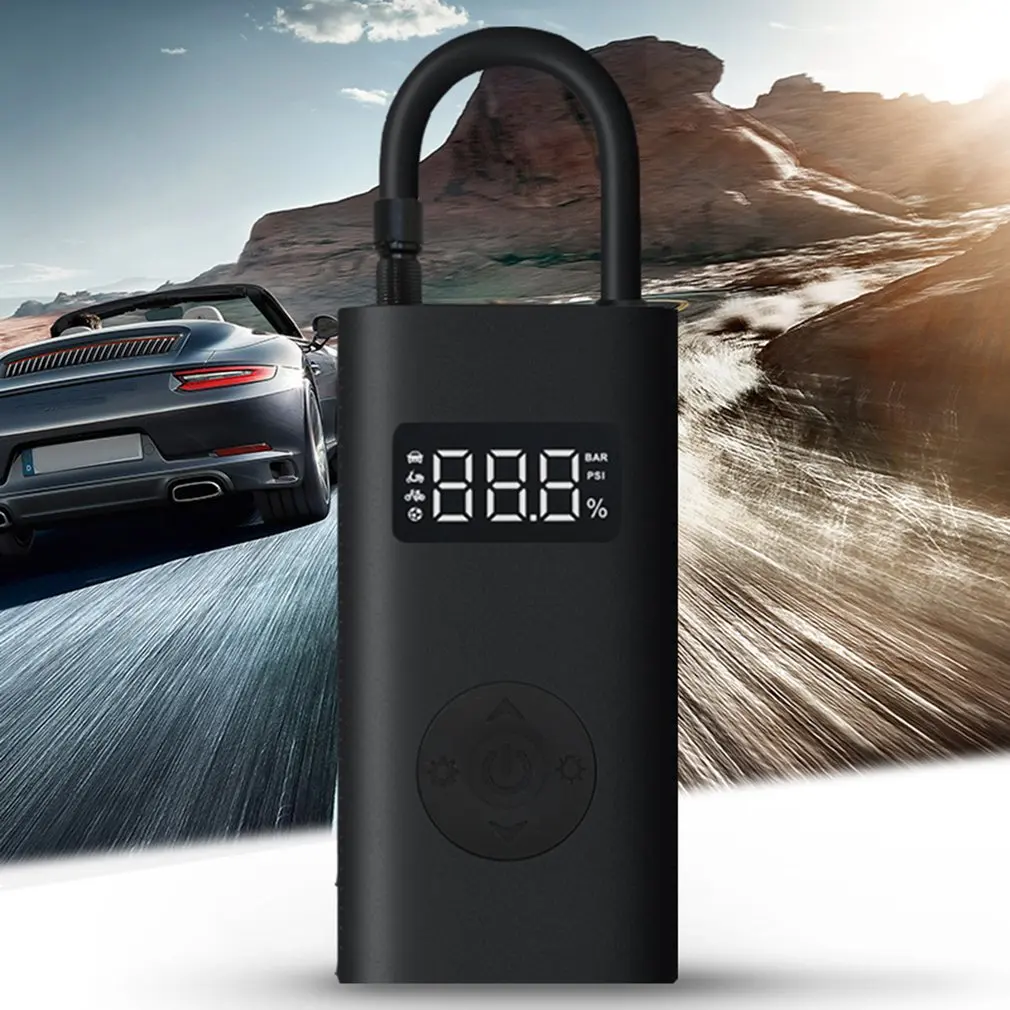 

Portable Mini LED Smart Digital Tire Pressure Sensor Electric Pump For Bicycle Motorcycle Car Soccer