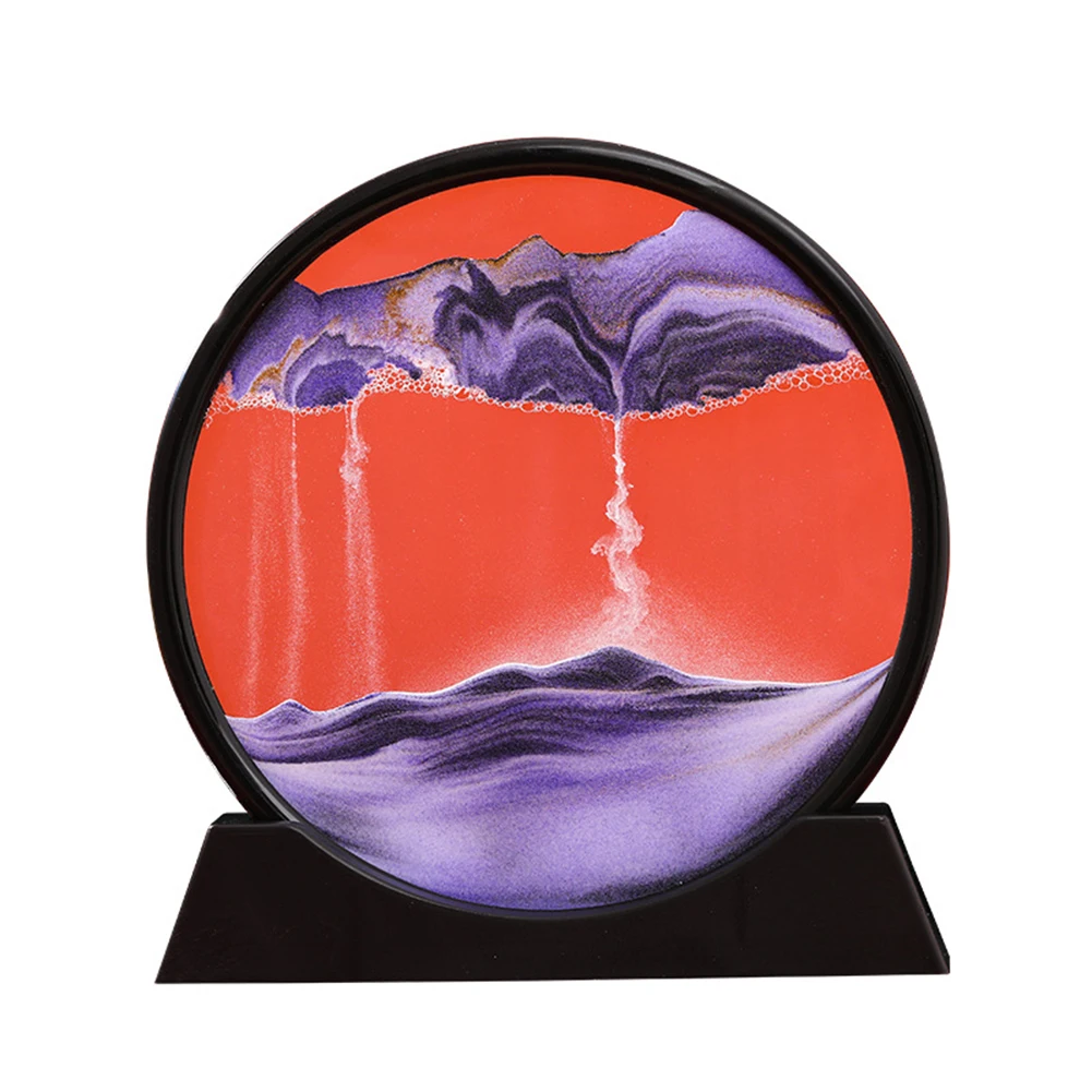 

Moving Sand Art Picture 3D Dynamic Flowing Sand Picture Deep Sea Sandscape for Tabletop Crafts Home Office Decor Birthday Gifts