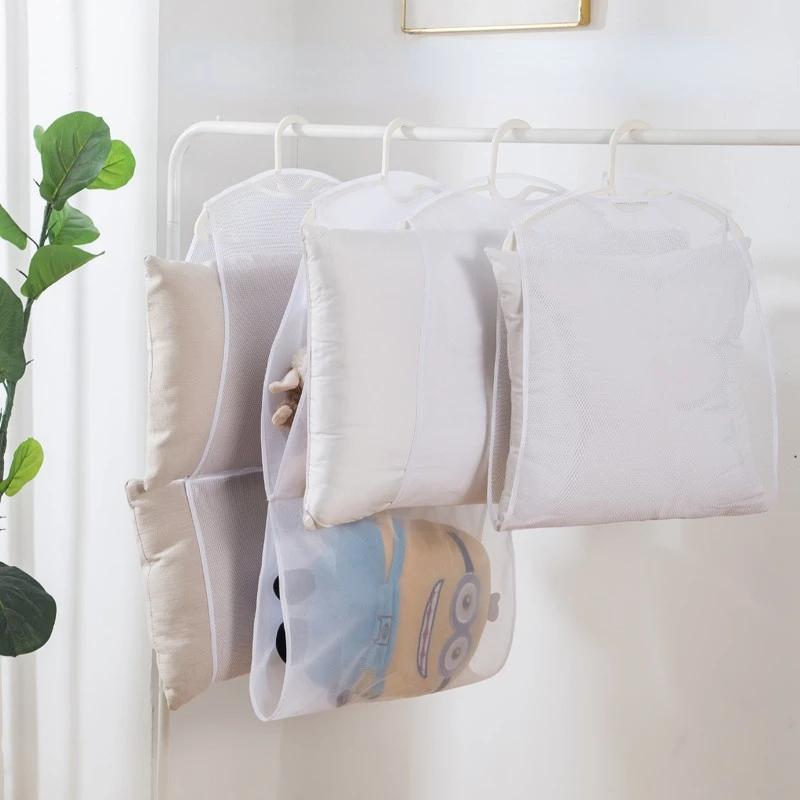 

Drying Pillow Net Bag Multifunctional Windproof Sun Dryer Drying Basket Racks Outdoor Doll Toys Hanging Clothes Mesh