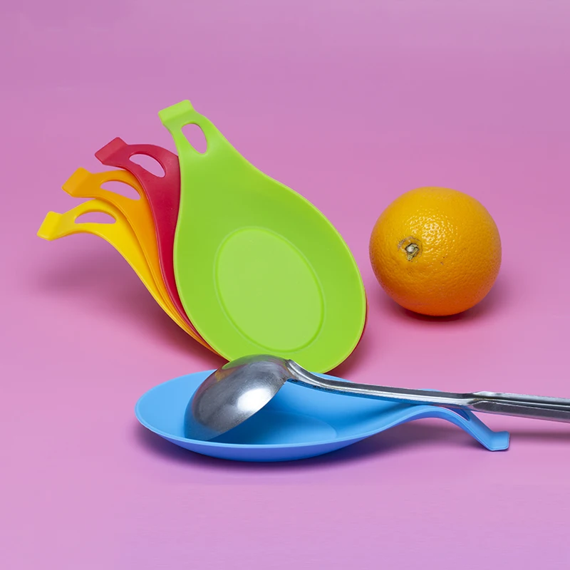 1 шт. термостойкий силиконовый коврик для ложки|Коврики и подложки| |