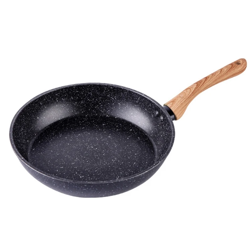

20cm Aluminum Alloy Maifan Stone Non-stick Frying Pan Smokeless Fried Egg Pot Induction Cooker Cooking Small Wok