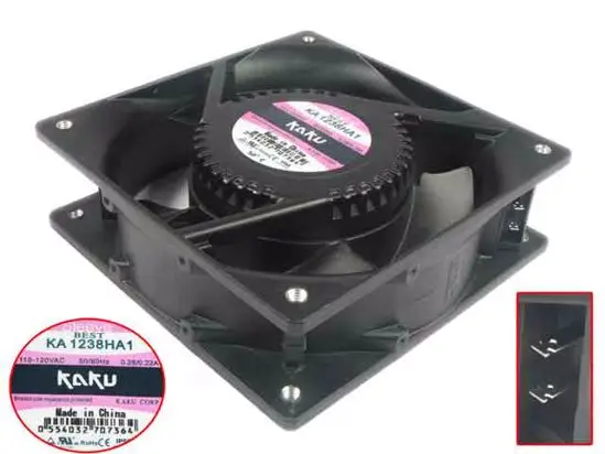 Кулер для сервера KAKA KA1238HA1 AC 120V 0.28A 0.22A 120x120x38 мм|square fan|server fan120v fan |