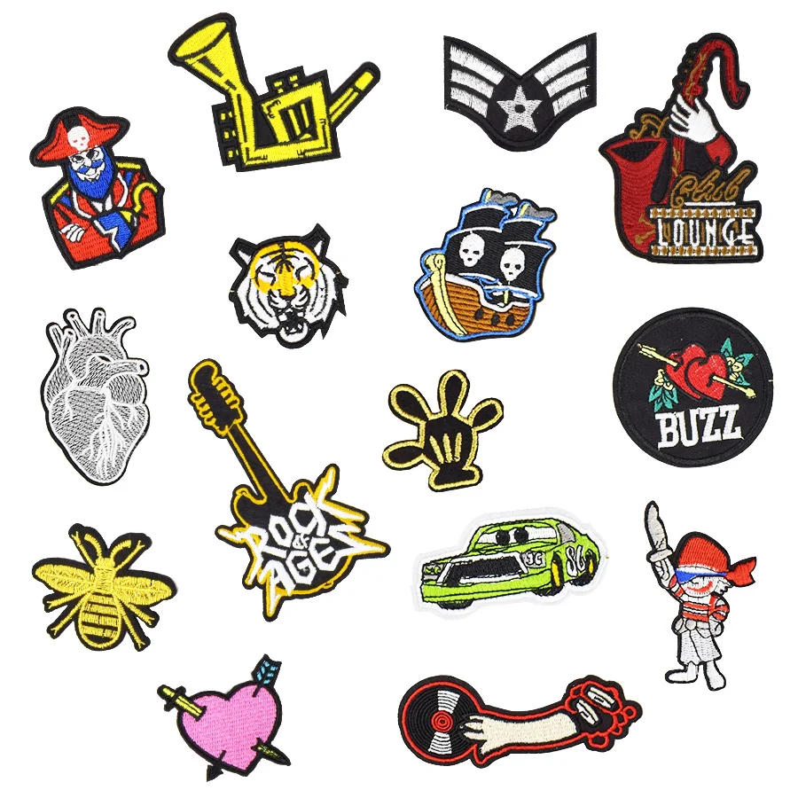 1 шт. нашивки с аппликацией в стиле панк для одежды джинсов|badge patch|mixed patchespatches for