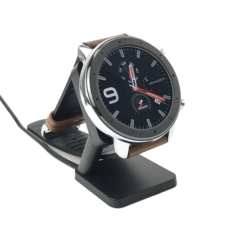 

Подставка для зарядки T8WC для часов Amazfit GTR 42 мм/GTR 47 мм/GTS, Подставка для зарядки часов Huami A1918, умное зарядное устройство