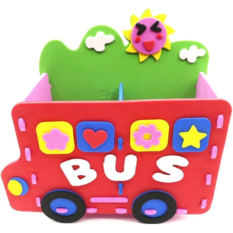 12 комплектов детские игрушки ручная работа Мультяшные животные кисти горшок