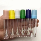 550100 шт., 5 мл, пустой контейнер для бальзама для губ с розовой крышкой, стандартная бутылка, тюбик для блеска для губ, контейнер для косметических образцов