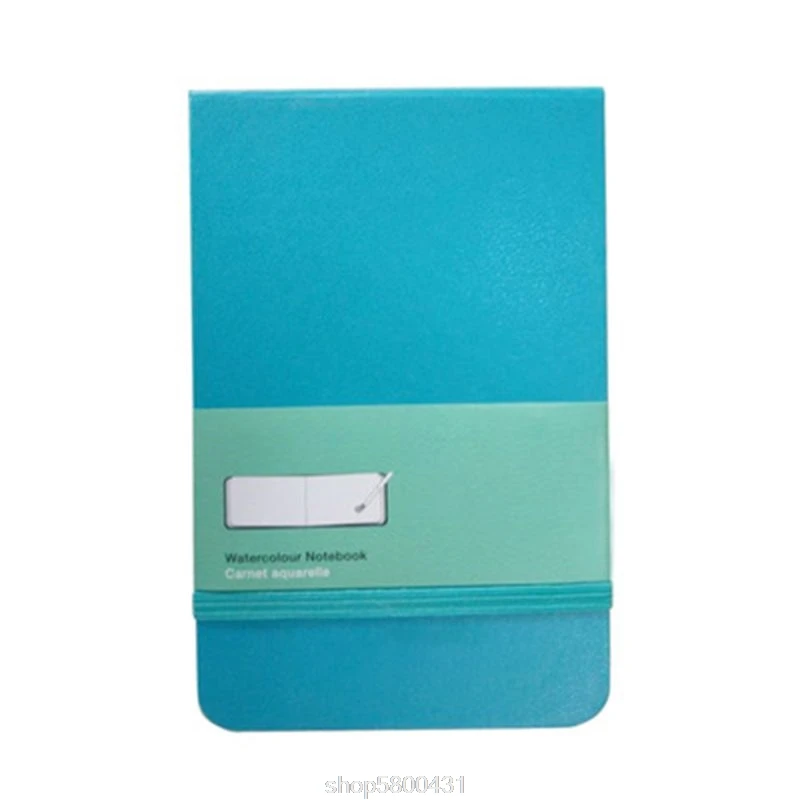

PU Leather Cover Watercolor Book A6 Paper Hand Book Hand-painted Sketch Travel Portable Painting Art Supplies N20 20 Dropship