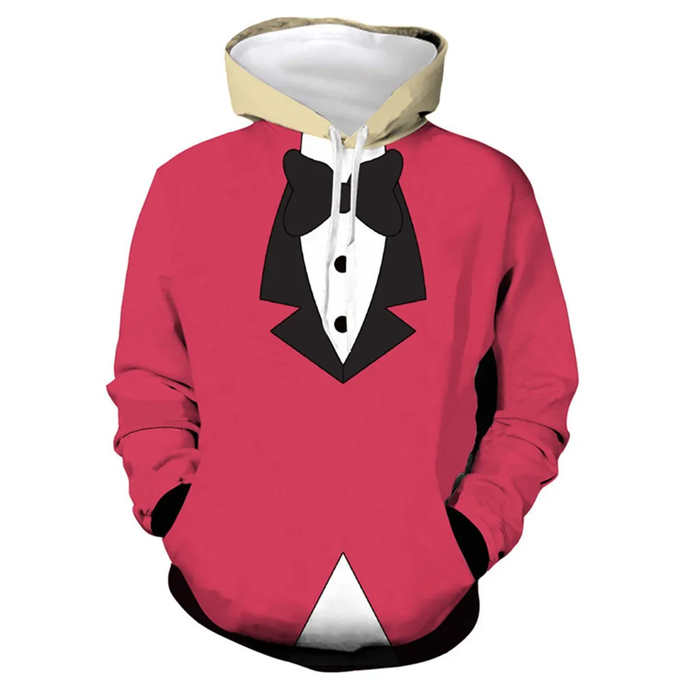 Cospaly Hazbin Hotel Helluva Boss Millie пыль Ангел Шарлотта вагги аластор Толстовка форменная