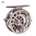 Ультралегкая алюминиевая катушка D50D60 С 2 подшипниками 1:1 для подледной рыбалки нахлыстом и правой рукой