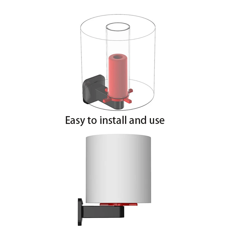 Диспенсер для бумаги настенный держатель бумажных полотенец клейкий без