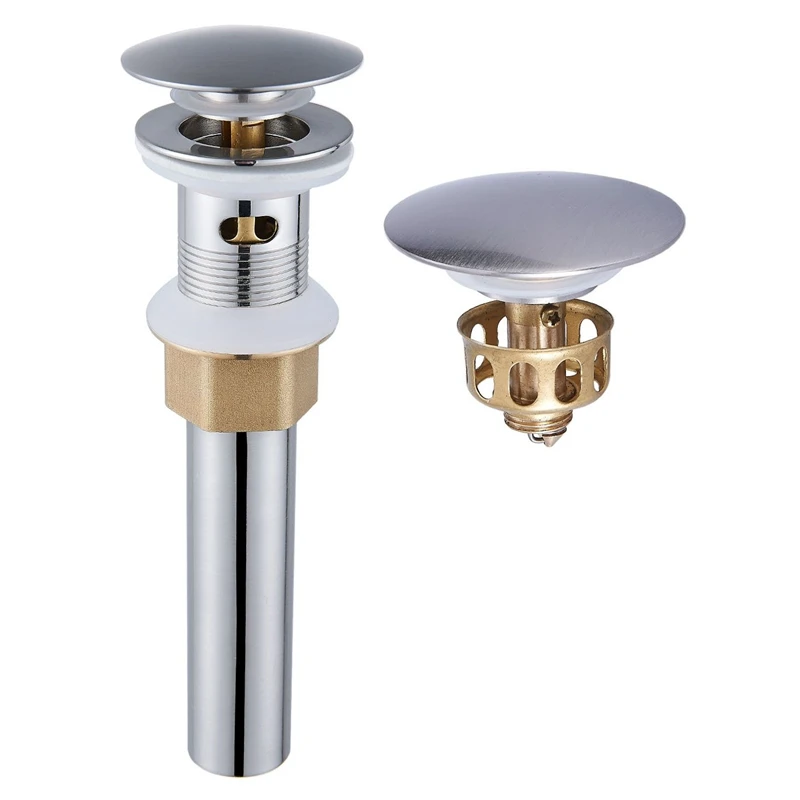 Слив для раковины слив ванной комнаты с пробкой корзинка съемная