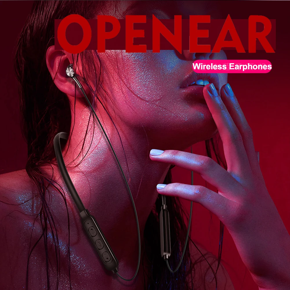 Bluetooth наушники Спорт шейным Магнитный Беспроводной стерео музыка для мобильный