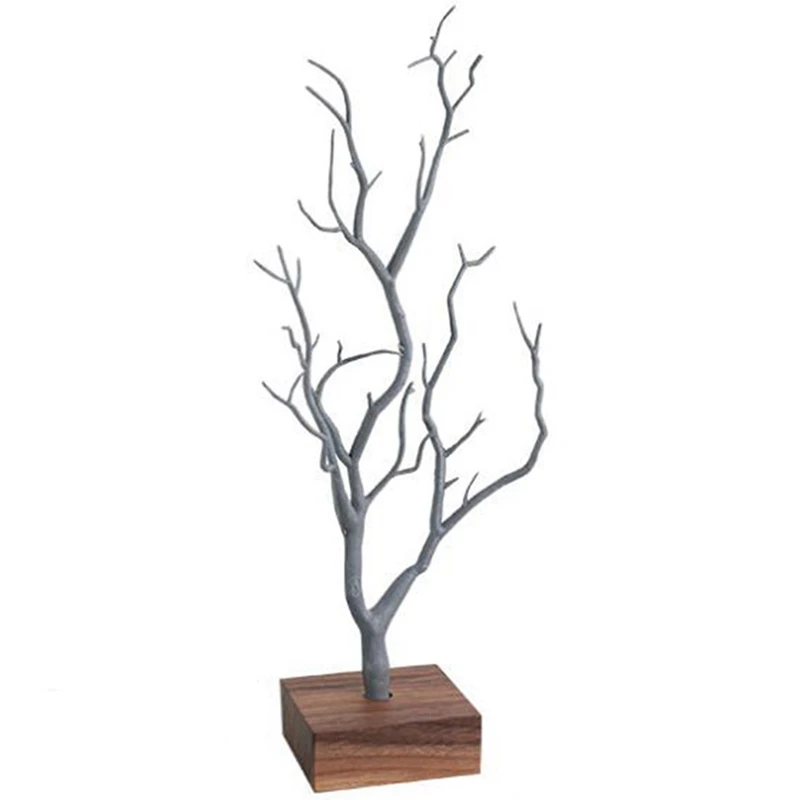 

Walnut Jewelry Display Stand Tree Jewelry Display Props Earrings Necklace Display Stand